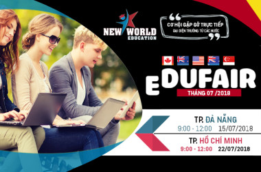 Triển Lãm Du Học Canada - Úc - Mỹ - Singapore - New Zealand Tháng 7/2018 Tại TP. Hồ Chí Minh Và TP. Đà Nẵng